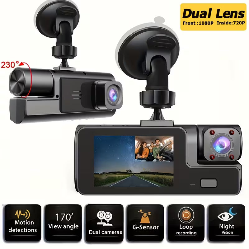 Dual lens Dashcam