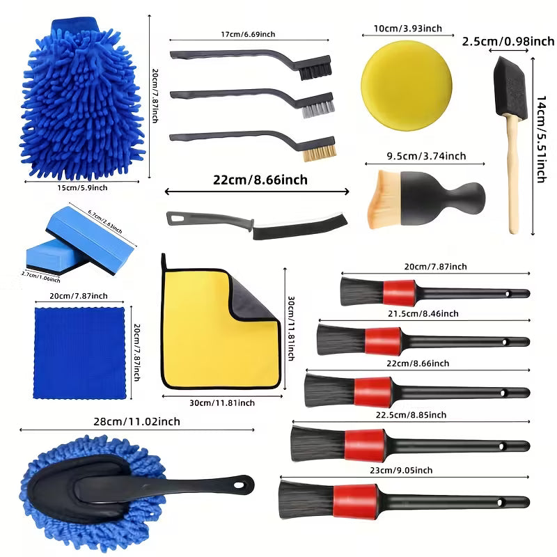 ultimate 21 piece car cleaning kit