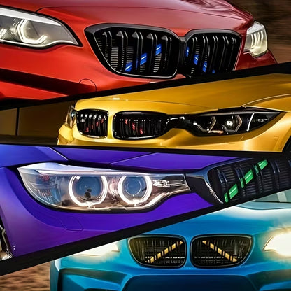 BMW V-Shape Front Grille Decorative Strips (2pcs)