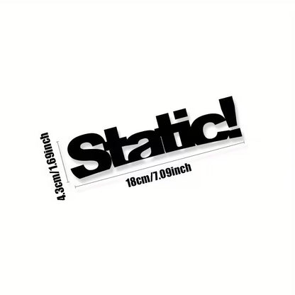 Static Stance Sticker | Premium Vinyl Decal