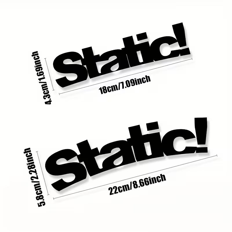 Static Stance Sticker | Premium Vinyl Decal