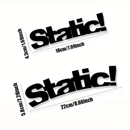 Static Stance Sticker | Premium Vinyl Decal